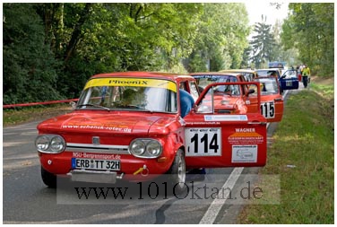 97 Fiat 128 Coupe am Start