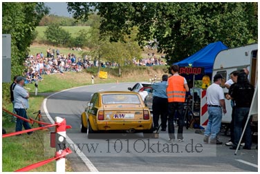 97 Fiat 128 Coupe am Start