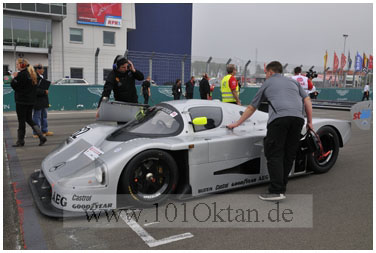 Sauber C9-88 #05 Startaufstellung Rennen 2